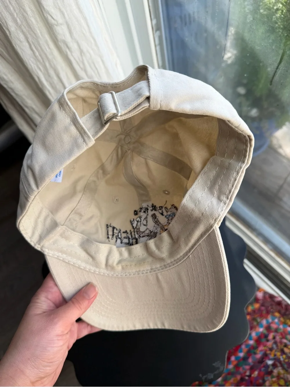 Port and Company Beige 'Dry Heat' Embroidered Baseball Cap